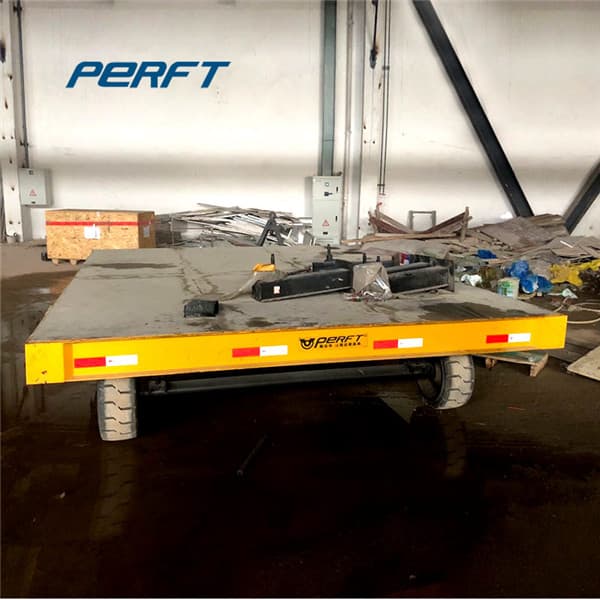 mold transfer cart with rail guides 50t